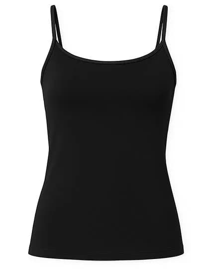 Women’s Premium Spaghetti Top – Noir