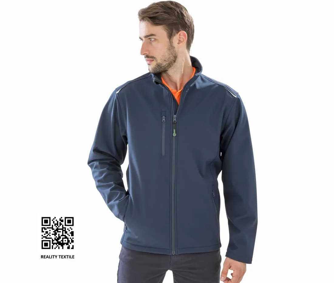 Recycled 3-Layer Printable Softshell Jacket