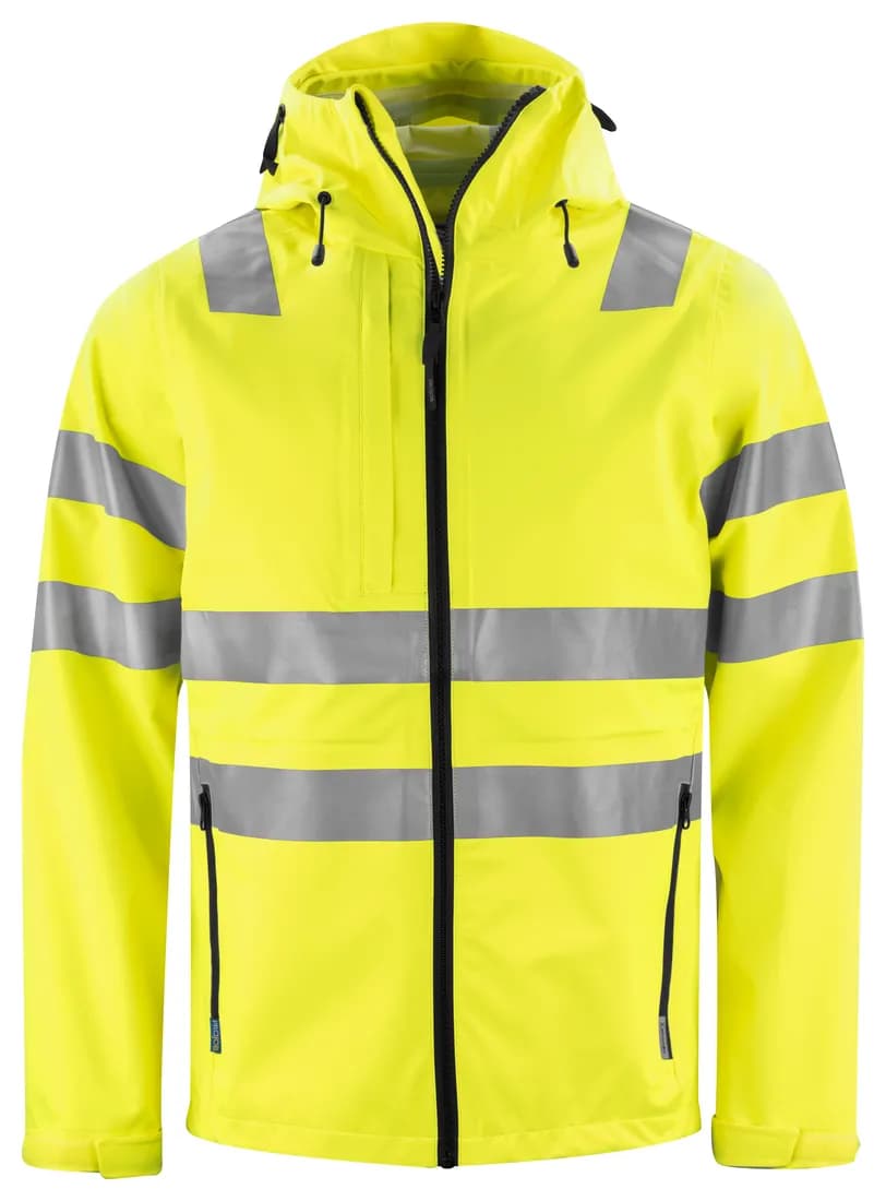 6450 Wind- und Wasserdichte Regenjacke EN ISO 20471 Kl 3 - EN 343 3/3