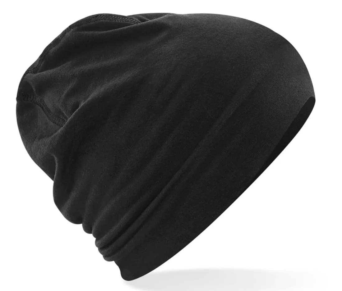 Hemsedal Cotton Beanie – Schwarz