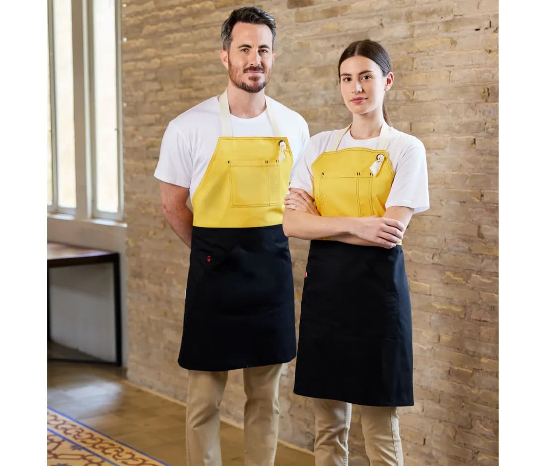 Two-Toned Bib Apron