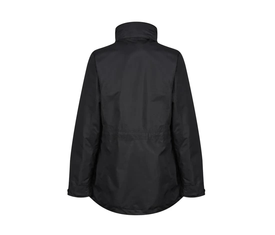 Veste imperméable «Benson III» femme – Noir – vue de dos