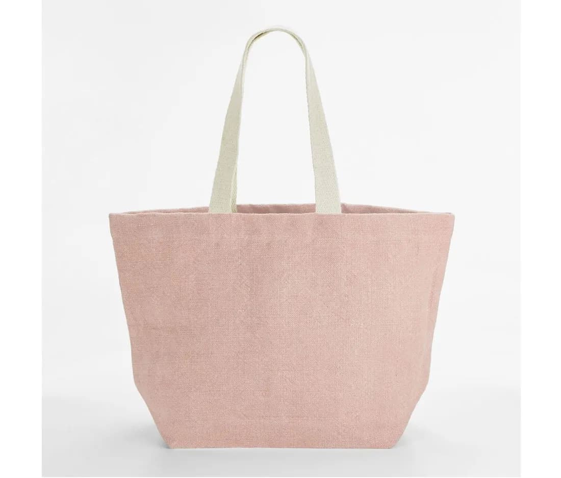 Strandtasche aus weicher Jute