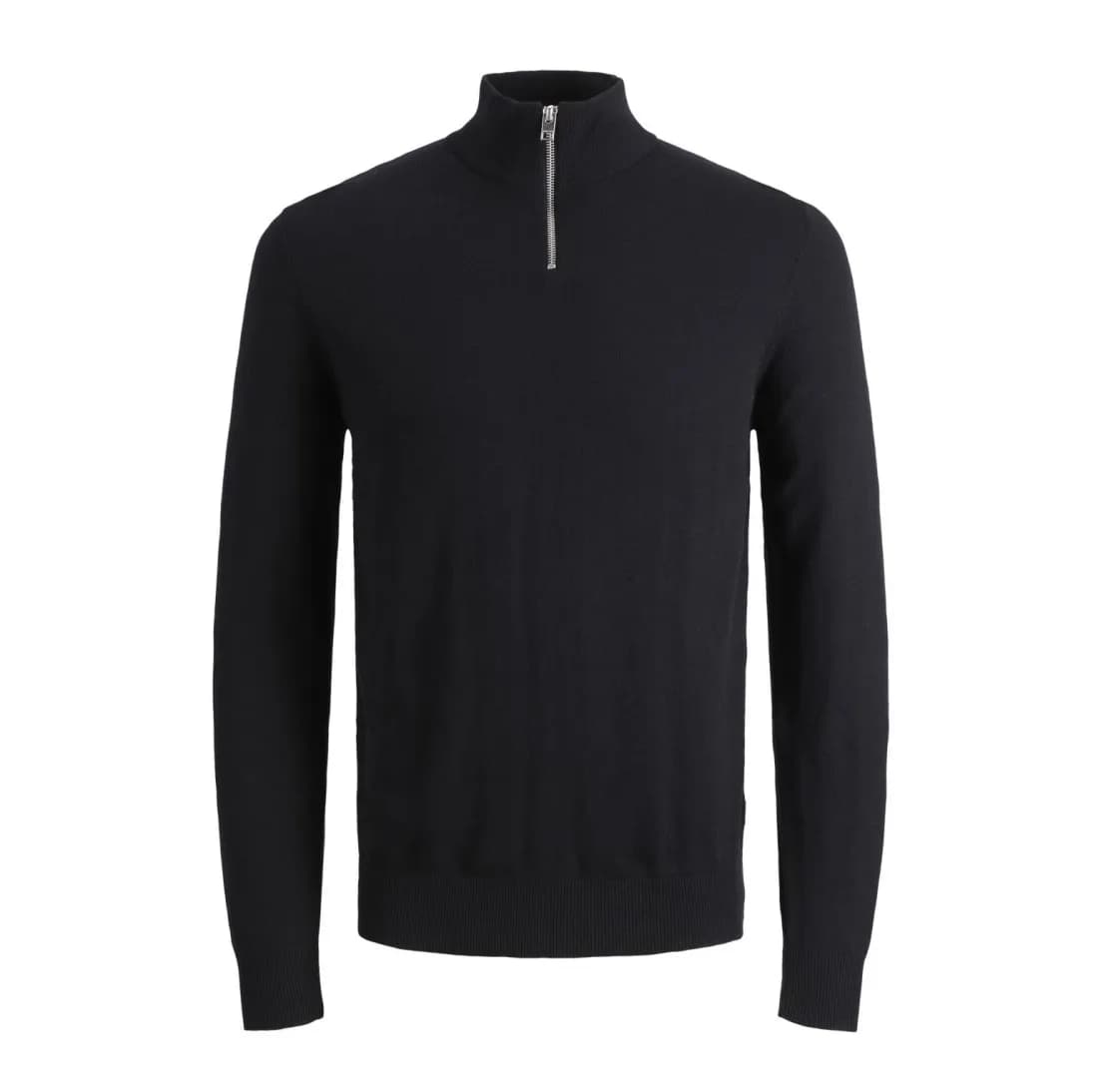 Emil Knit Half Zip – Noir