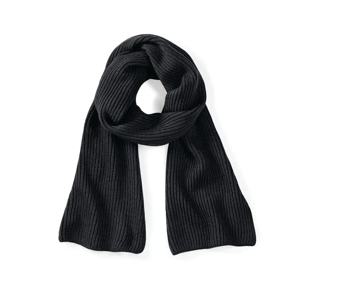 Strickschal «Metro» – Schwarz