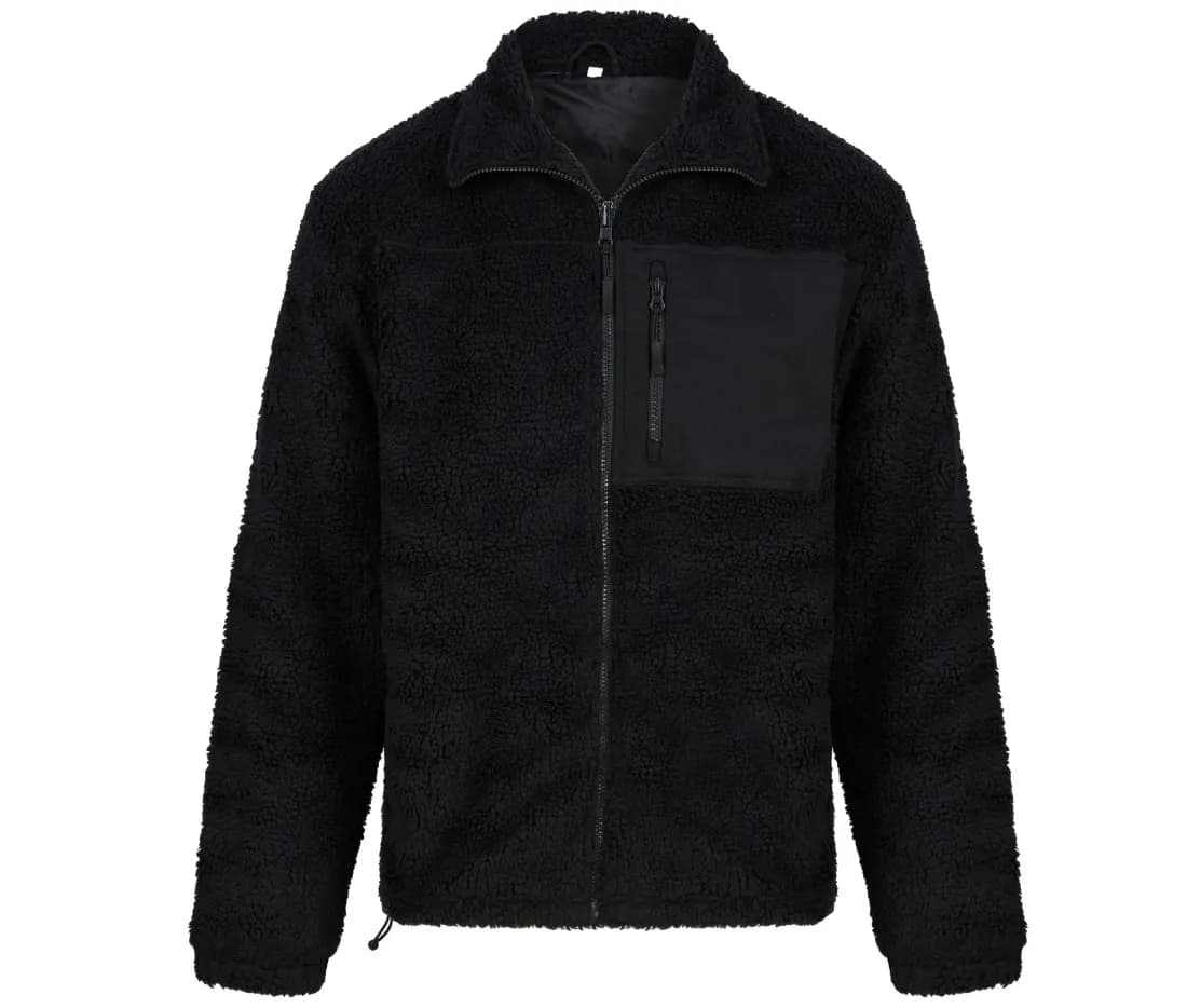 Veste polaire sherpa recyclée