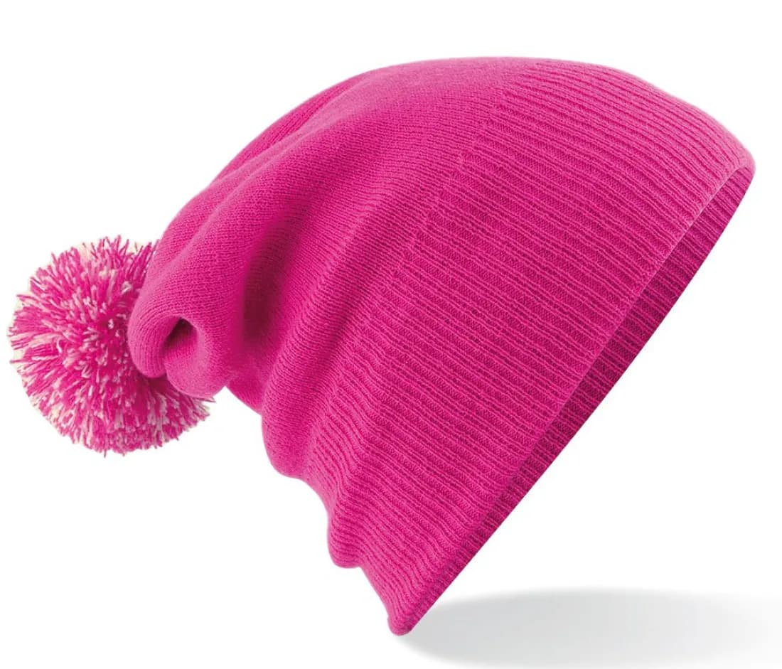 Junior Snowstar® Beanie – Fuchsia / Blanc