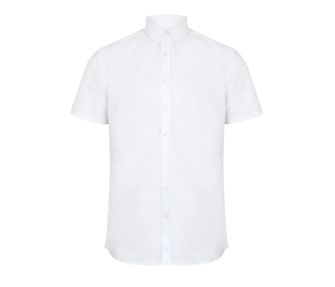 Modern Oxford Short Sleeved Shirt - Regular Fit – Weiss