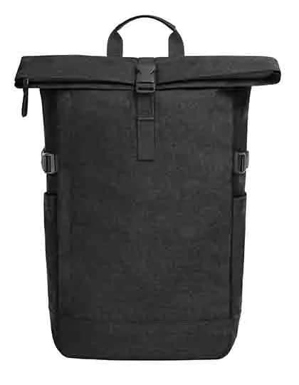 Notebook Backpack Circle – Schwarz meliert