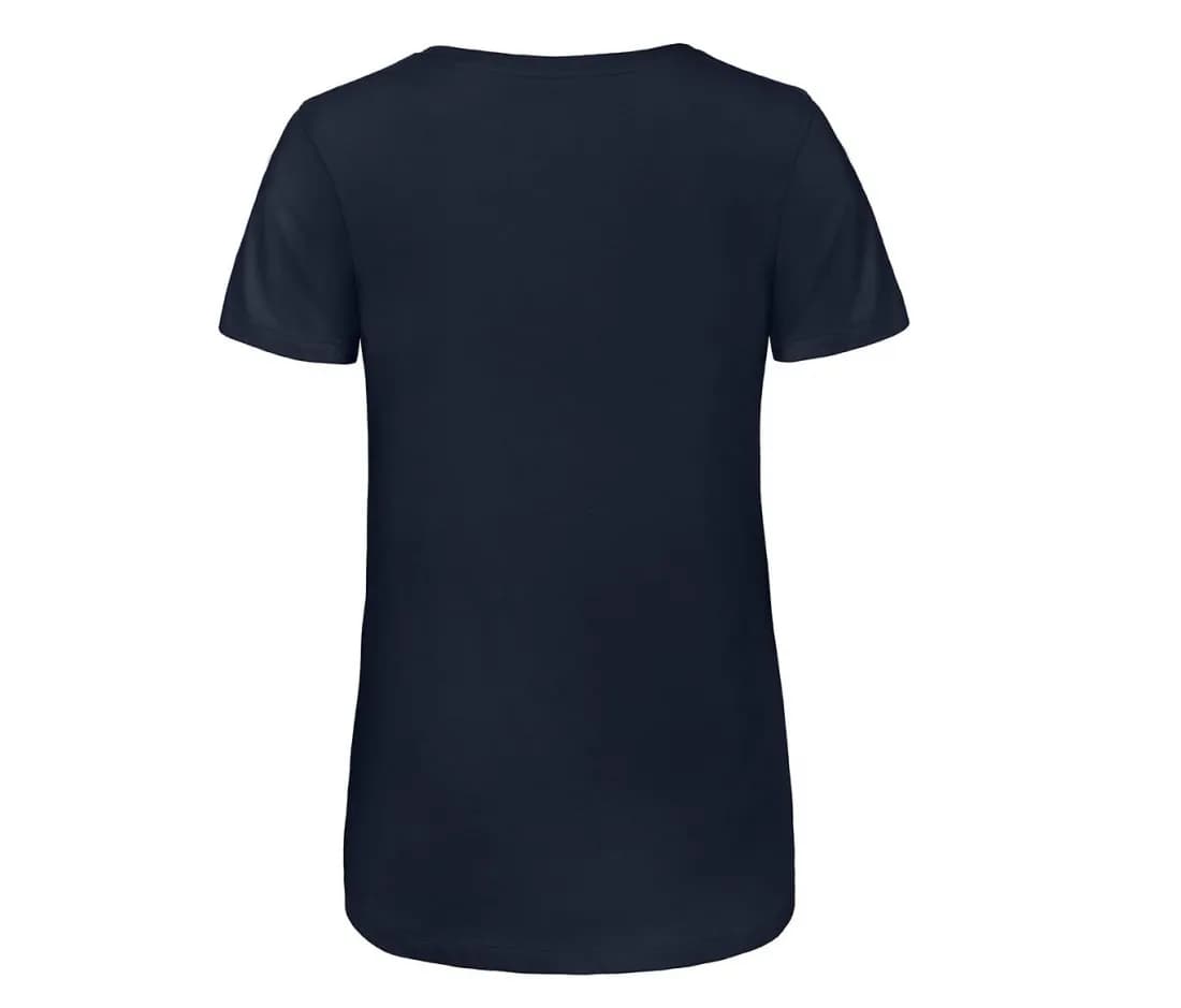 V Tri-Blend Women – Marine – Rückansicht