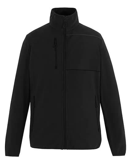 Active Printable Full Zip Microfleece Jacket – Schwarz