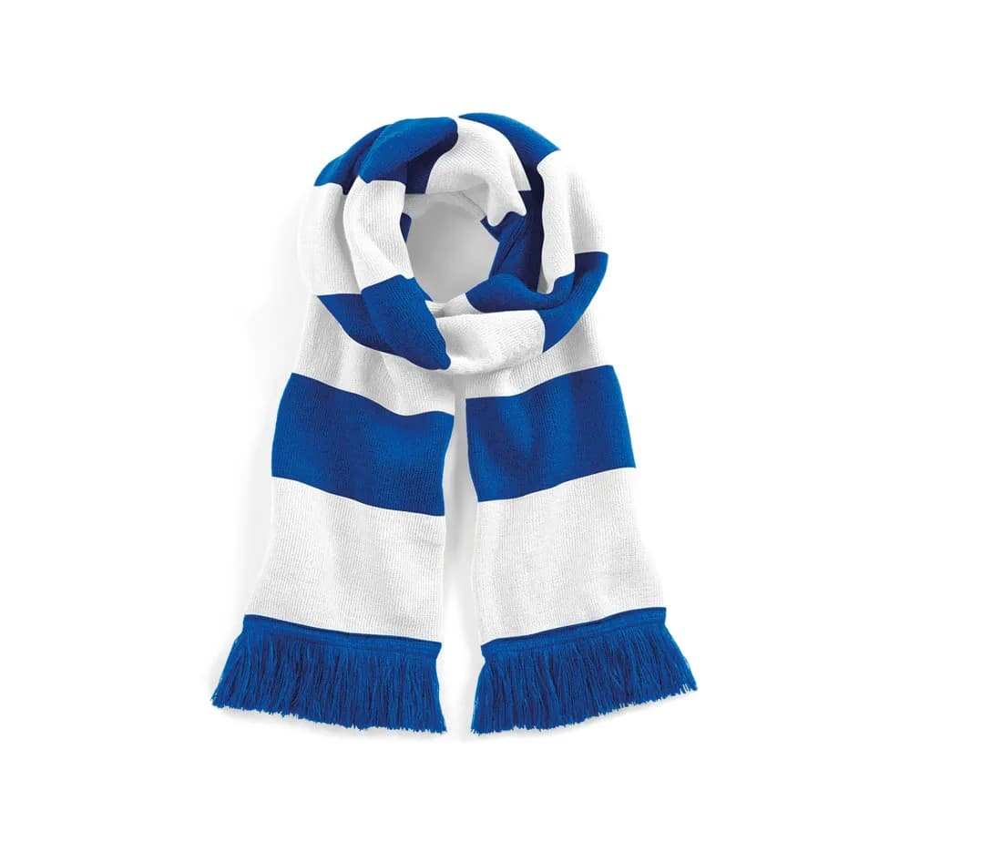 Fanschal – Royalblau / Weiss