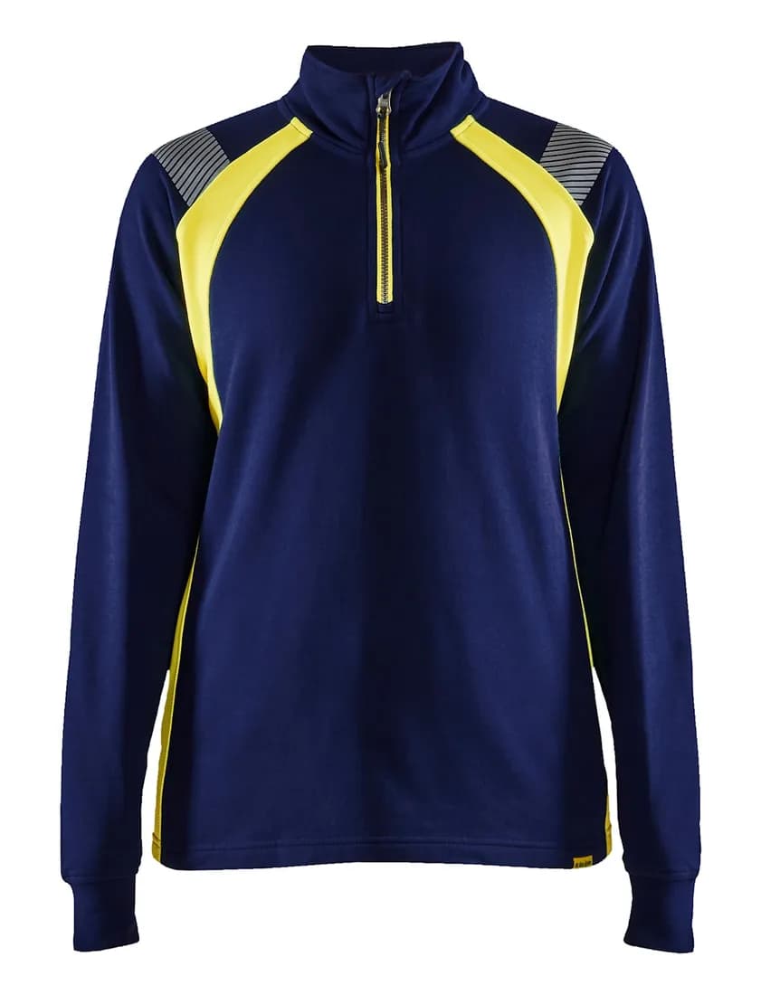 Damen Sweatshirt Half-zip