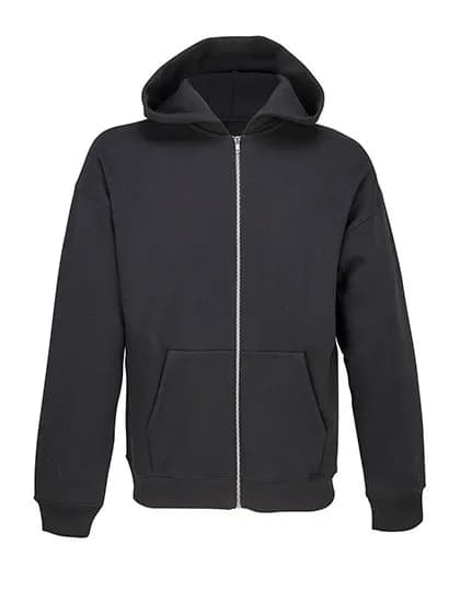 Unisex Full-Zip Hoodie Jelo – Schwarz