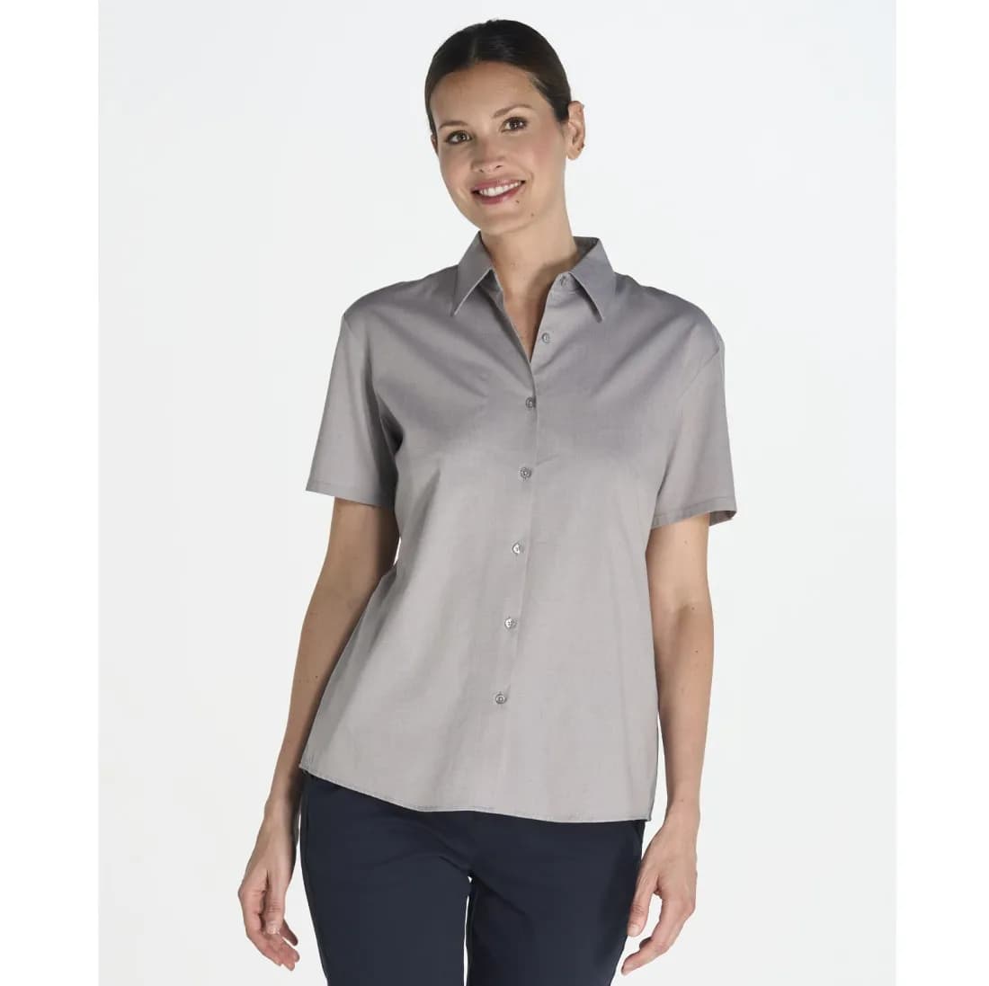 Lady Casual & Business Ss Oxford Shirt
