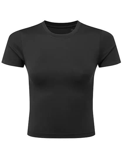 Women’s TriDri® Recycled Luxe Fitted Tee – Schwarz