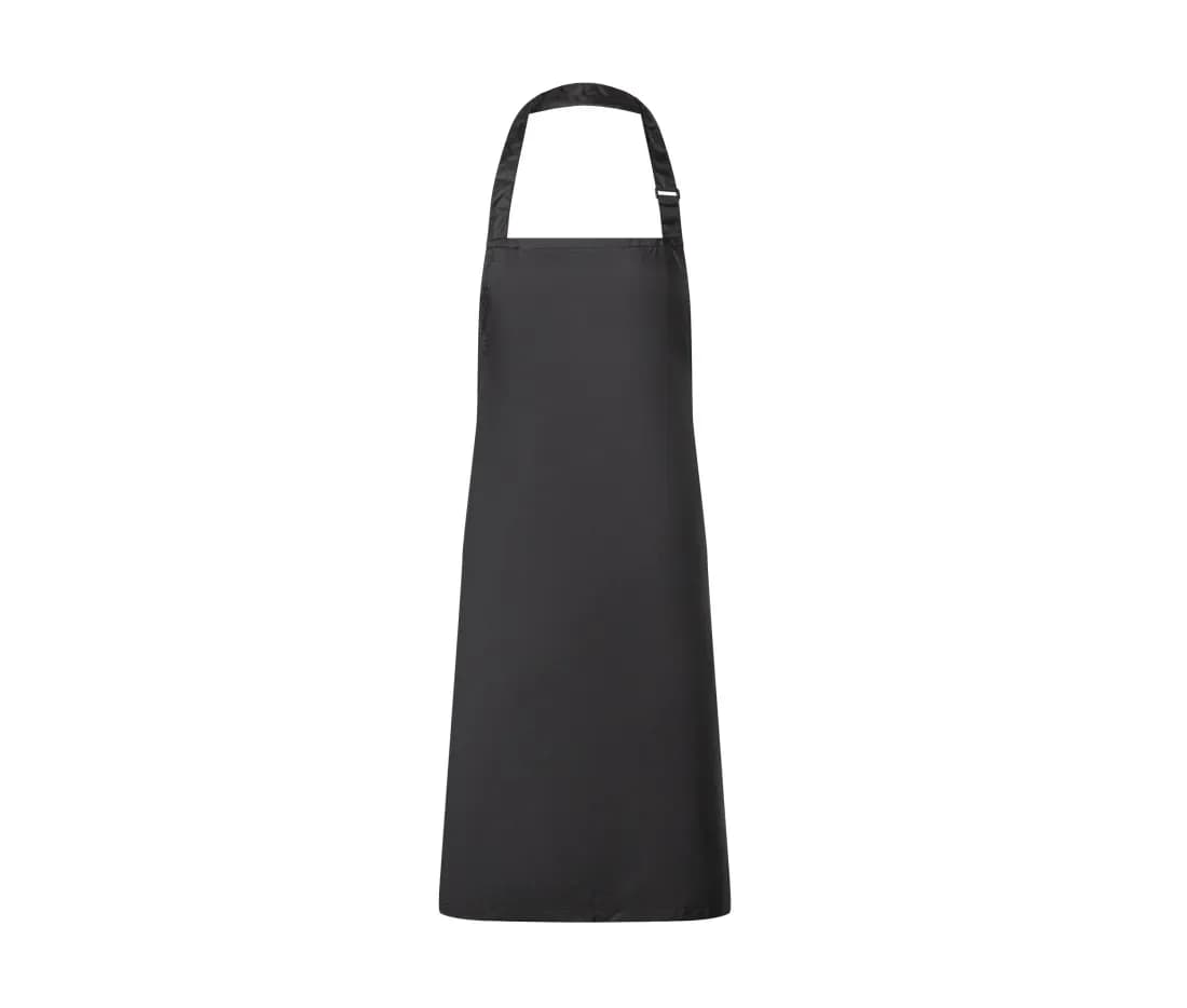 Tablier à bavette imperméable avec boucle – Noir