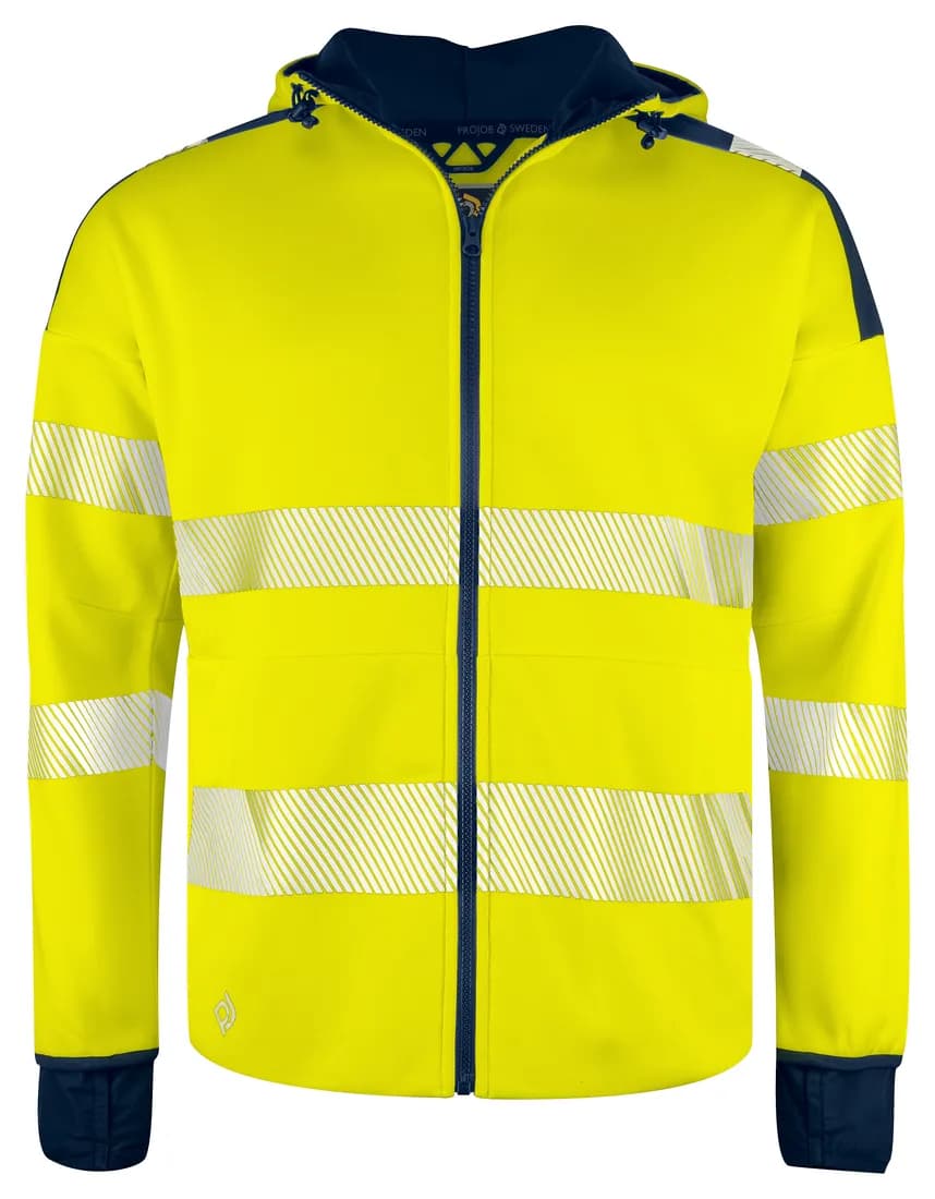 6110 Full Zip Kapuzenjacke EN ISO 20471 Klasse 3/2