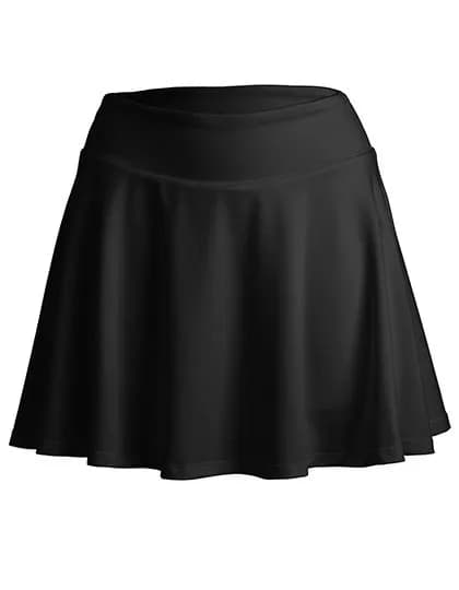 Recycled Womens Fitness Skort – Schwarz