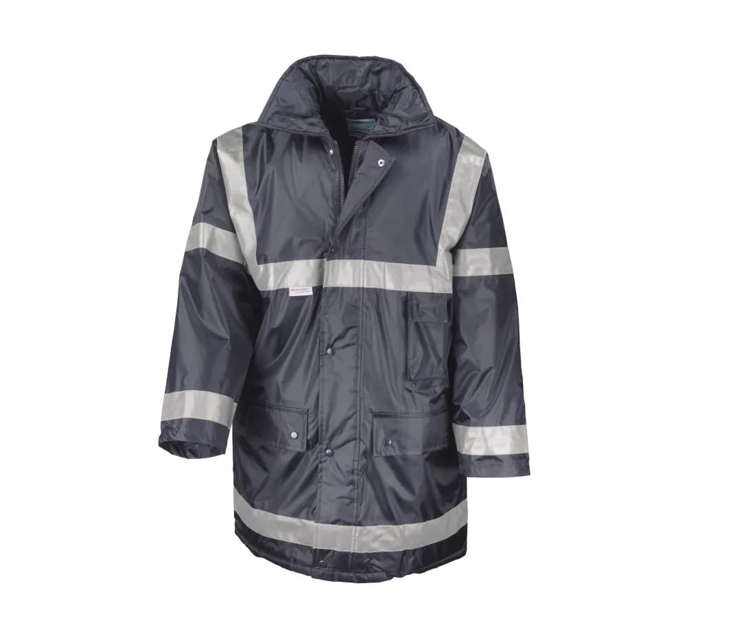Wasserdichter Parka mit Reflexstreifen