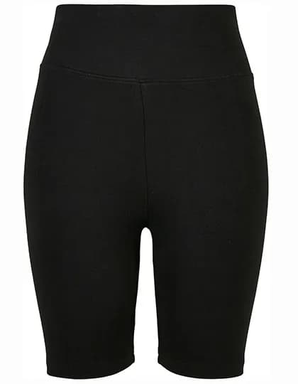 Ladies’ High Waist Cycle Shorts – Schwarz