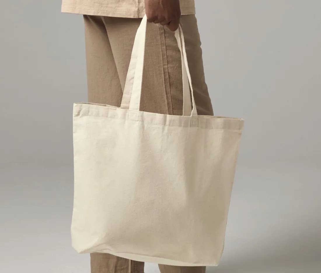 Recycled Cotton Maxi Tote