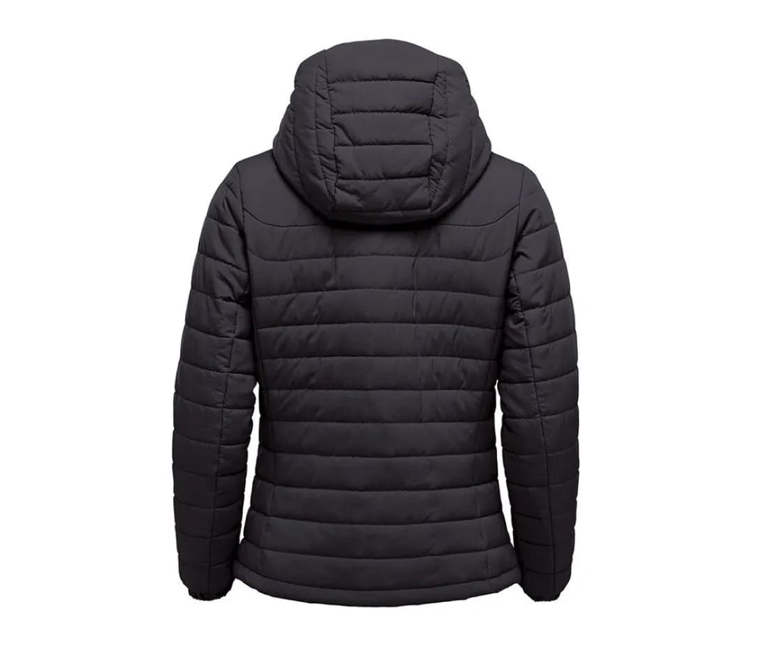 W's Nautilus Quilted Hoody – Noir – vue de dos
