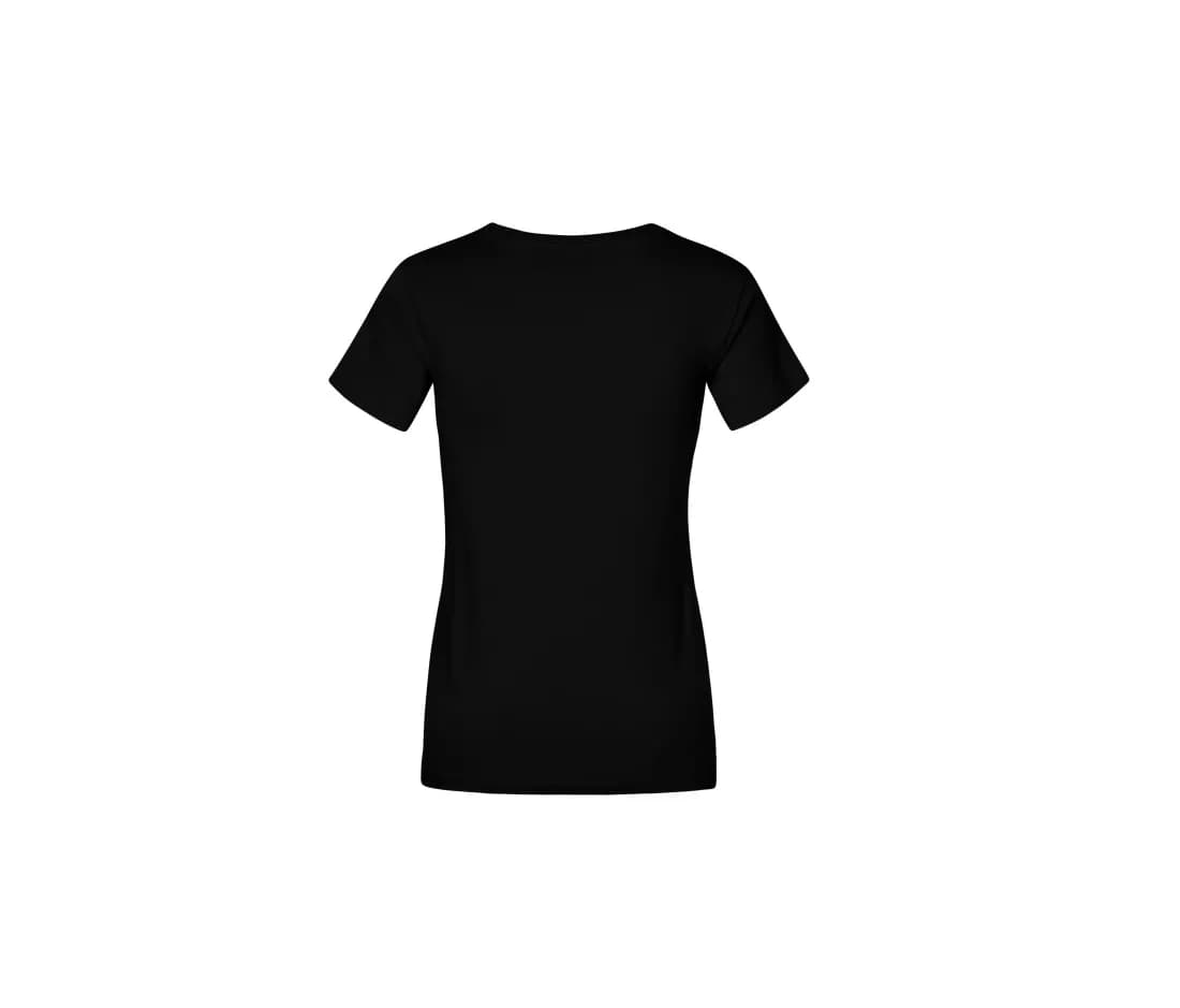 Women’s Premium-T – Schwarz – Rückansicht