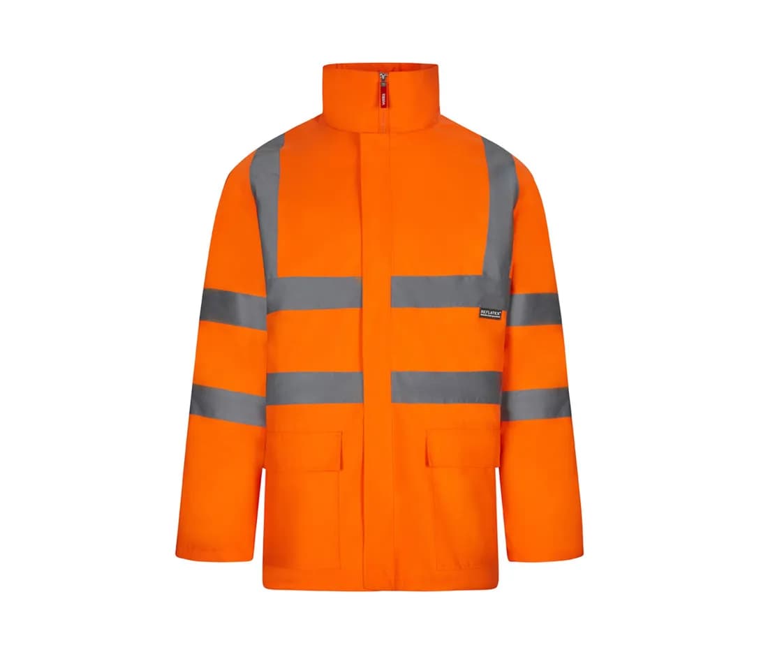 4-In-1 Parka – Warnorange