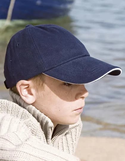 Junior Heavy Brushed Cotton Cap RC024JP