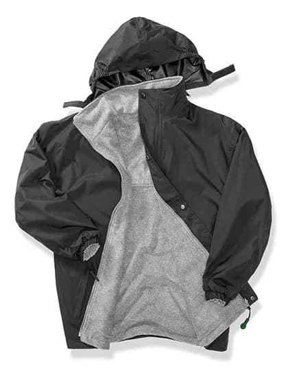 Stormdri 6000 Recycled Coat – Schwarz / Grau