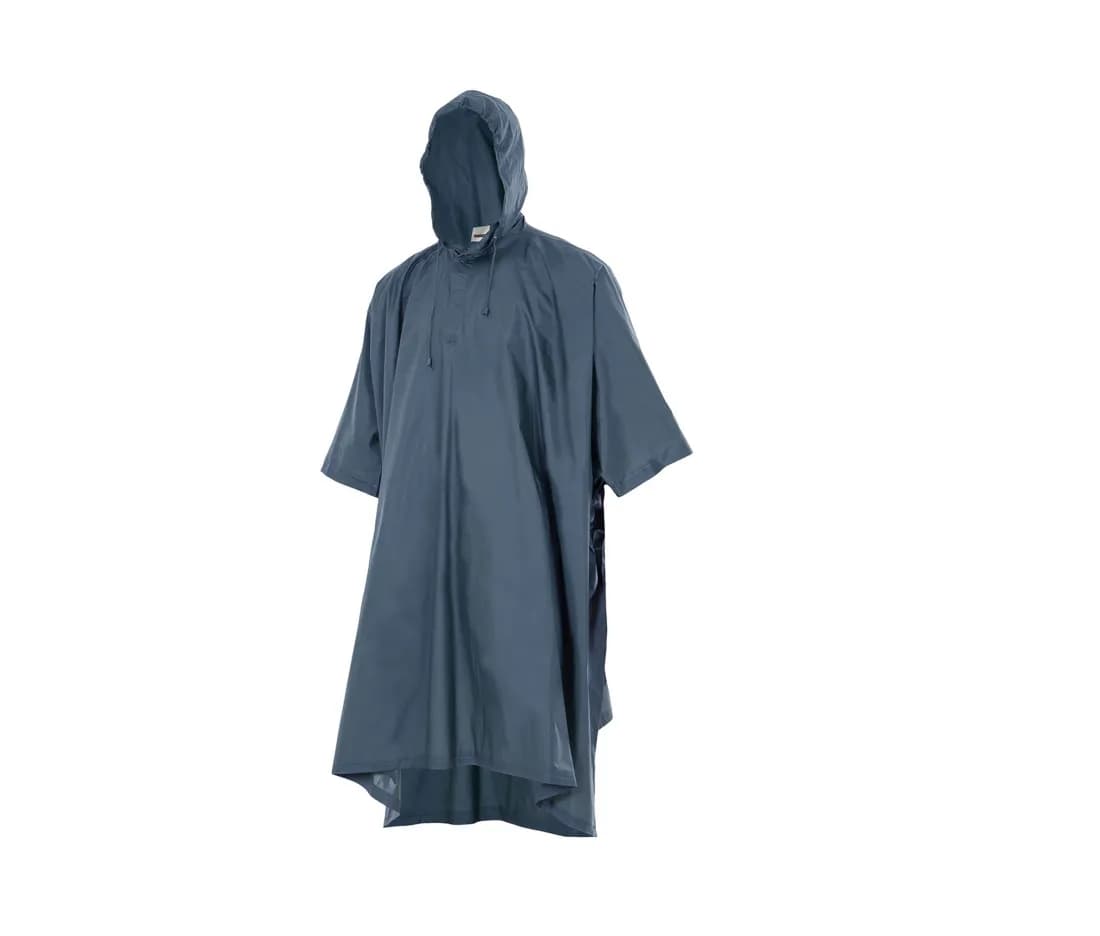 Regenponcho mit Kapuze und verschweissten