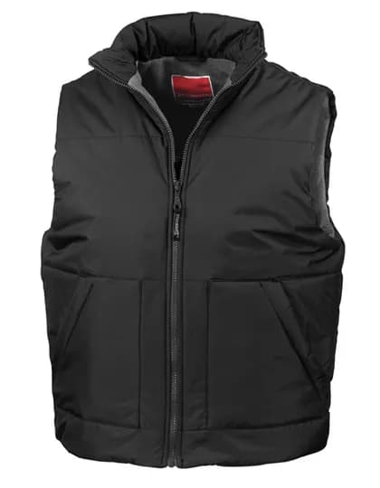 Fleeced Lined Bodywarmer – Noir