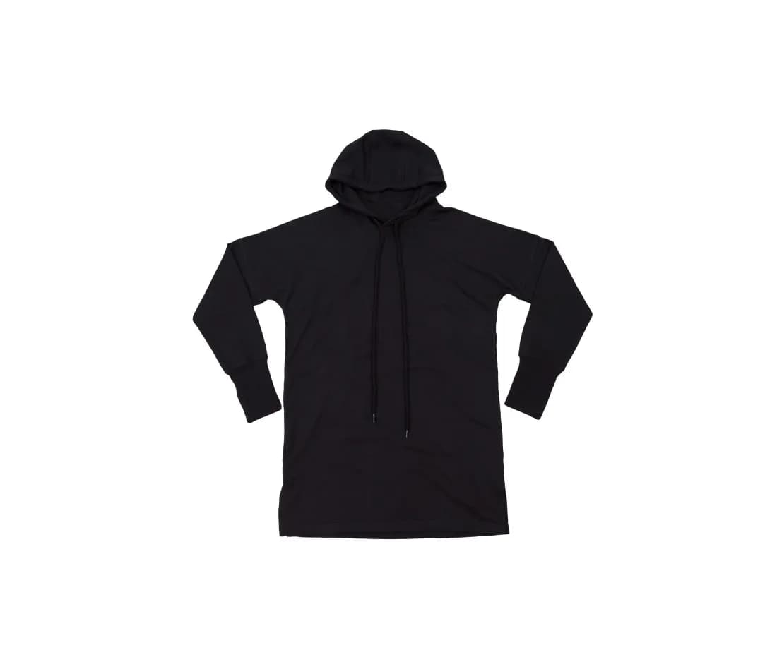 Robe sweat à capuche femme – Noir