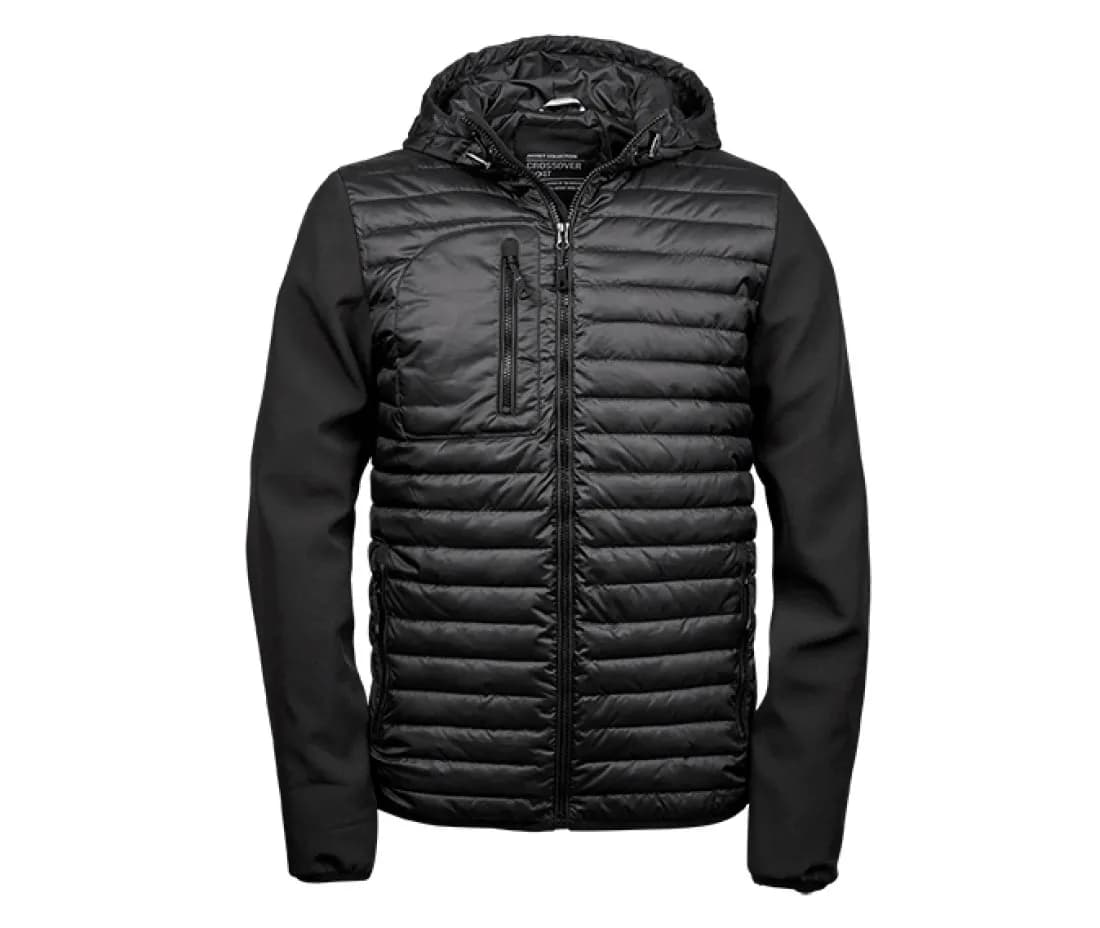 Jacke mit Kapuze «Crossover» – Schwarz