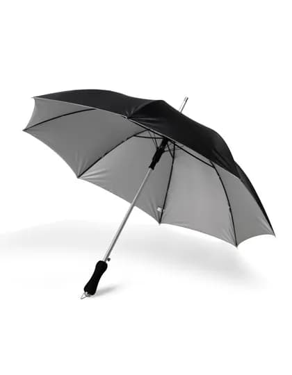Aluminium Automatic Umbrella – Schwarz / Grau