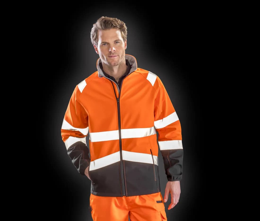 Printable Safety Softshell Jacket