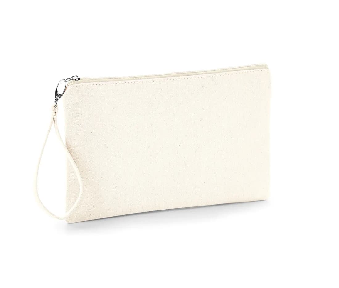 Canvas Wristlet Pouch