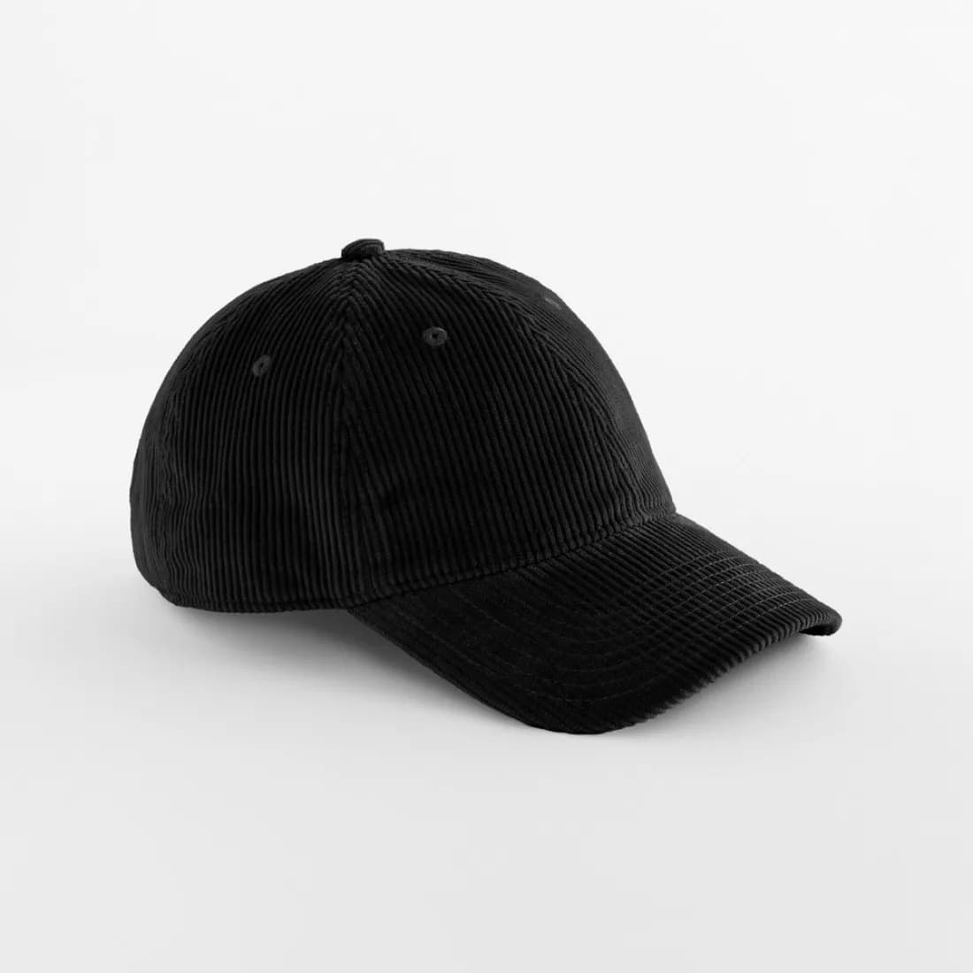 Corduroy Dad Cap – Noir