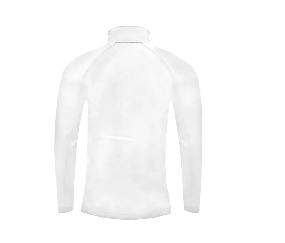 Damen Softshelljacke – Weiss – Rückansicht