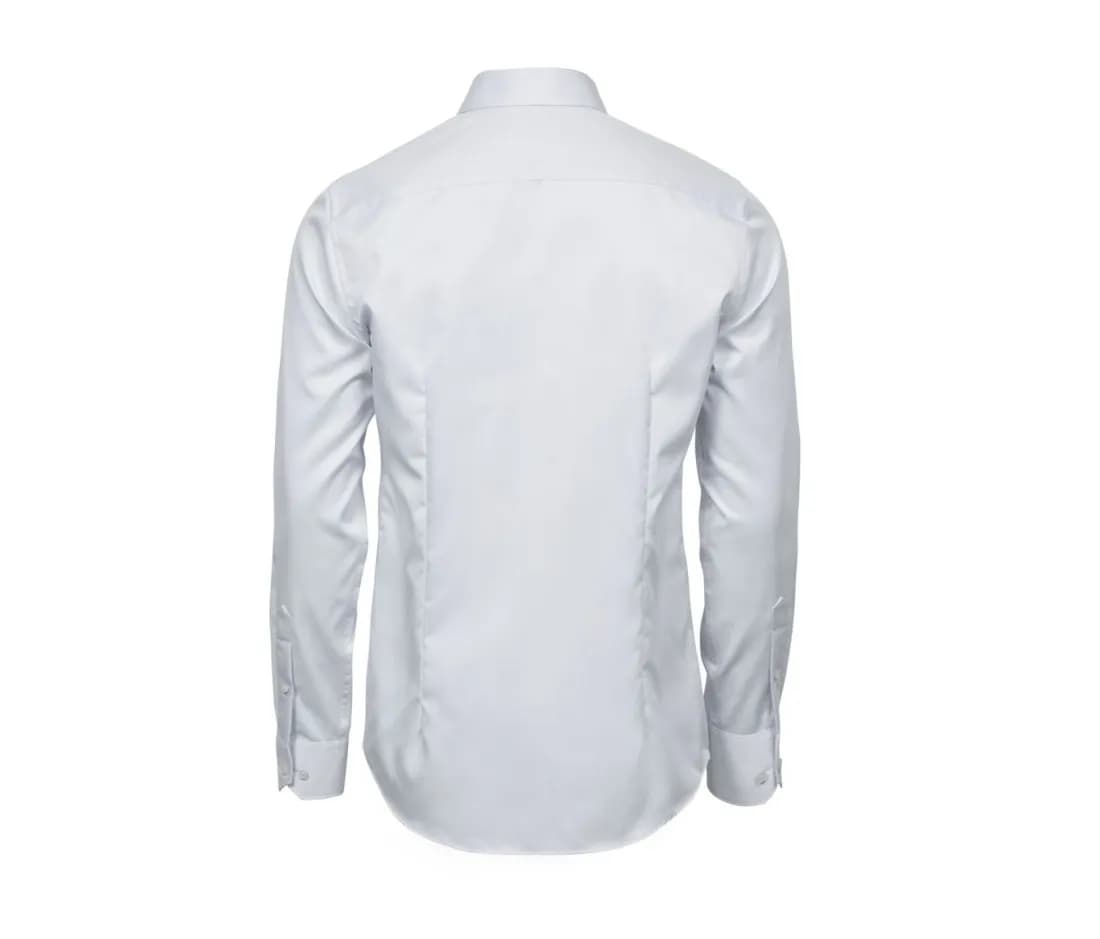 Luxury Shirt Slim Fit – Weiss – Rückansicht