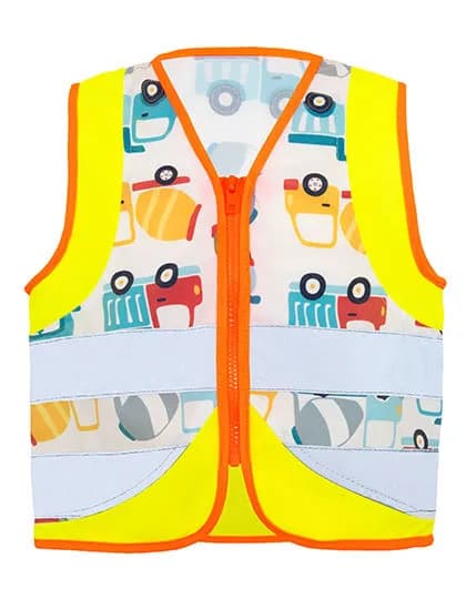 Children’s Safety Vest Action Vehicle Fun – Construction Vehicles