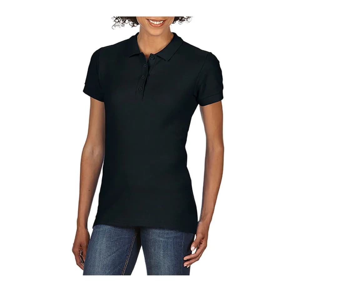Damen Doppelpiqué-Polo «Softstyle»