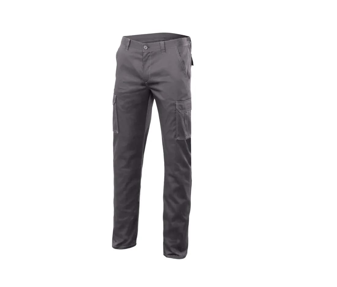 Stretch Arbeitshose mit Mehrfachtaschen – Grau