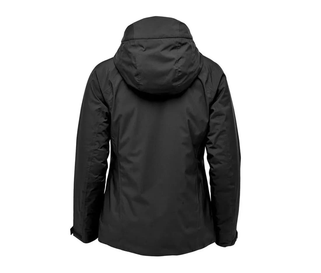 M's Nostromo Thermal Shell – Schwarz / Anthrazit – Rückansicht