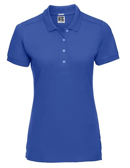 Ladies’ Fitted Stretch Polo – Hellblau (Azure Blue)