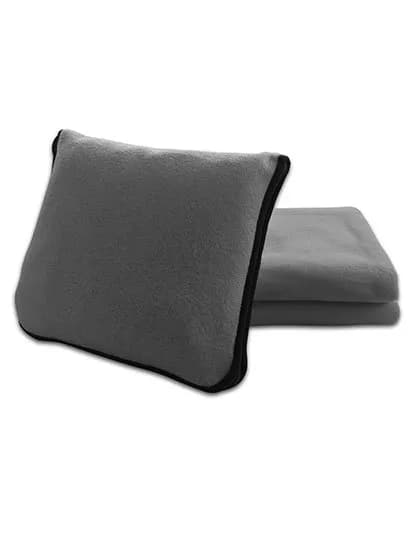 Blanket/Cushion Set «2 in 1» – Grau