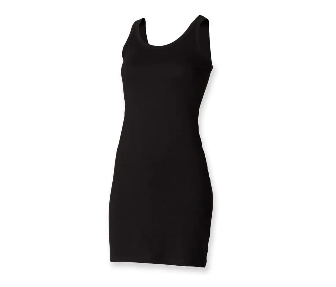 Robe débardeur stretch femme