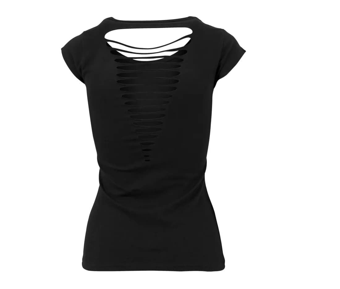 T-shirt dos échancré femme