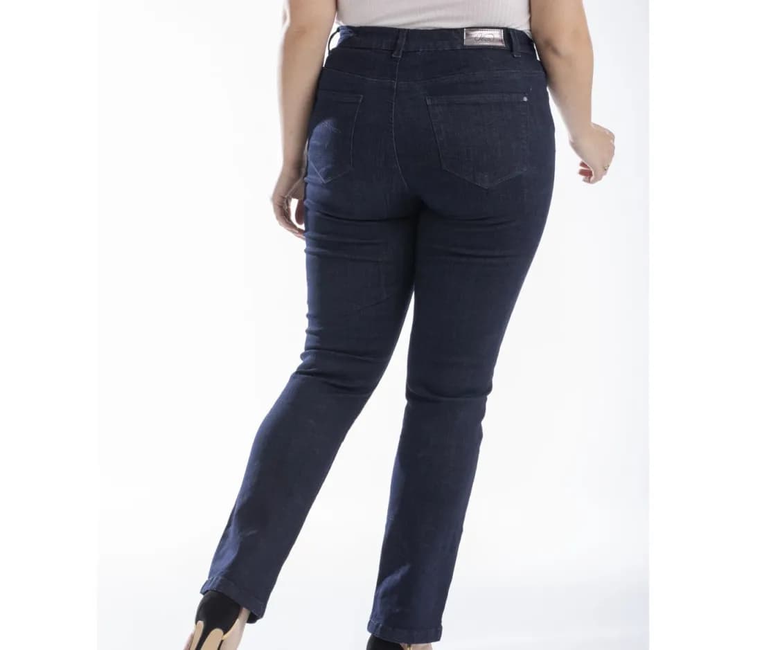 Jeans mit hoher Taille